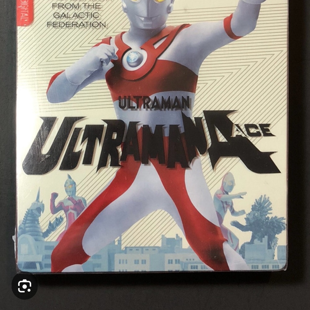 ( 0412) Ultraman Ace Video Blu-ray  - Red and White. Collectable